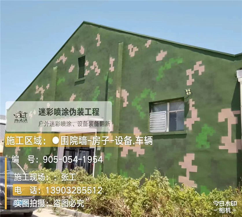 塔城外墙数码迷彩漆施工报价清单（100㎡标准墙面测算）